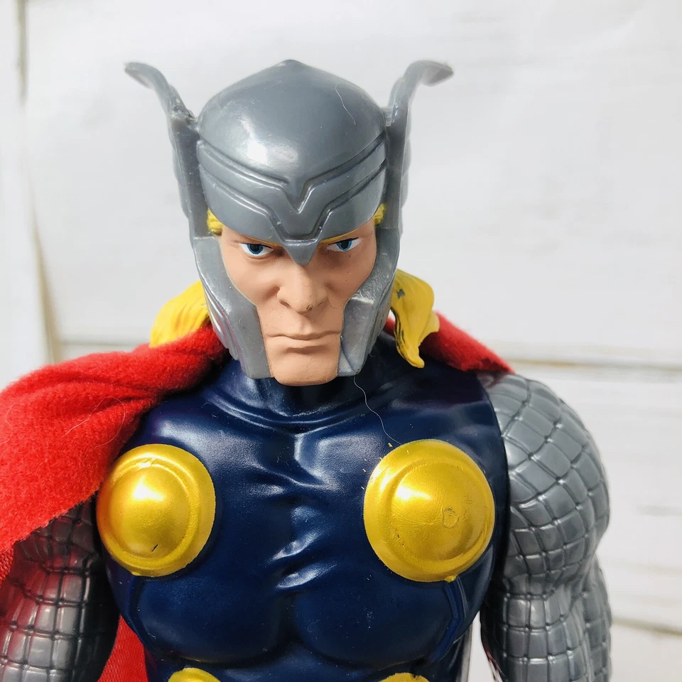 Marvel Thor 12" Figura de Acción Capitán América 9" Lote de 2 Foto 3 de 4