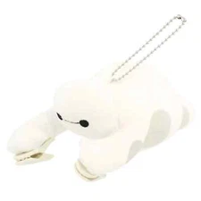 Japan Tokyo Disney Big Hero 6 Baymax Plush Toy Keychain Shoulder Clip 【US STOCK】