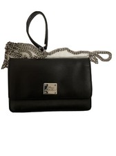 LAUREN RALPH LAUREN Black WALLET CHAIN BAG