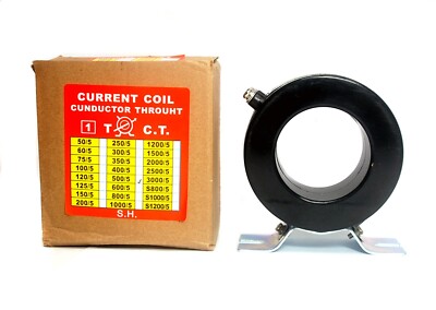 1pc CT Current Transformer Coil YAL-1 AC 500A 500A/5A 15VA Acc=1% φ100xφ59x56mm