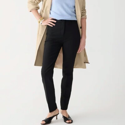J Crew NWT Cameron Slim Crop Pant in Four Season Stretch Sz Black 