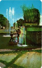 CPM AK Detalle de Fuente de los Niros Traviesos MEXICO (640658)