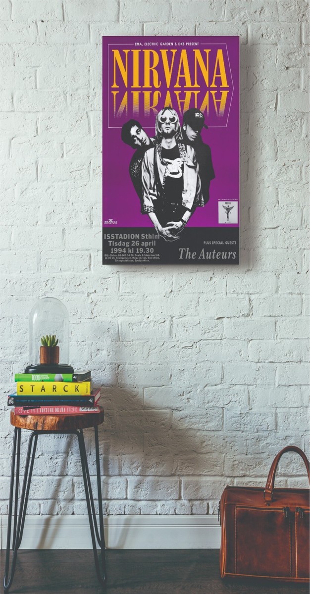NIRVANA REPLICA CONCERT POSTER QUALITY PHOTO PAPER OR CANVAS R21