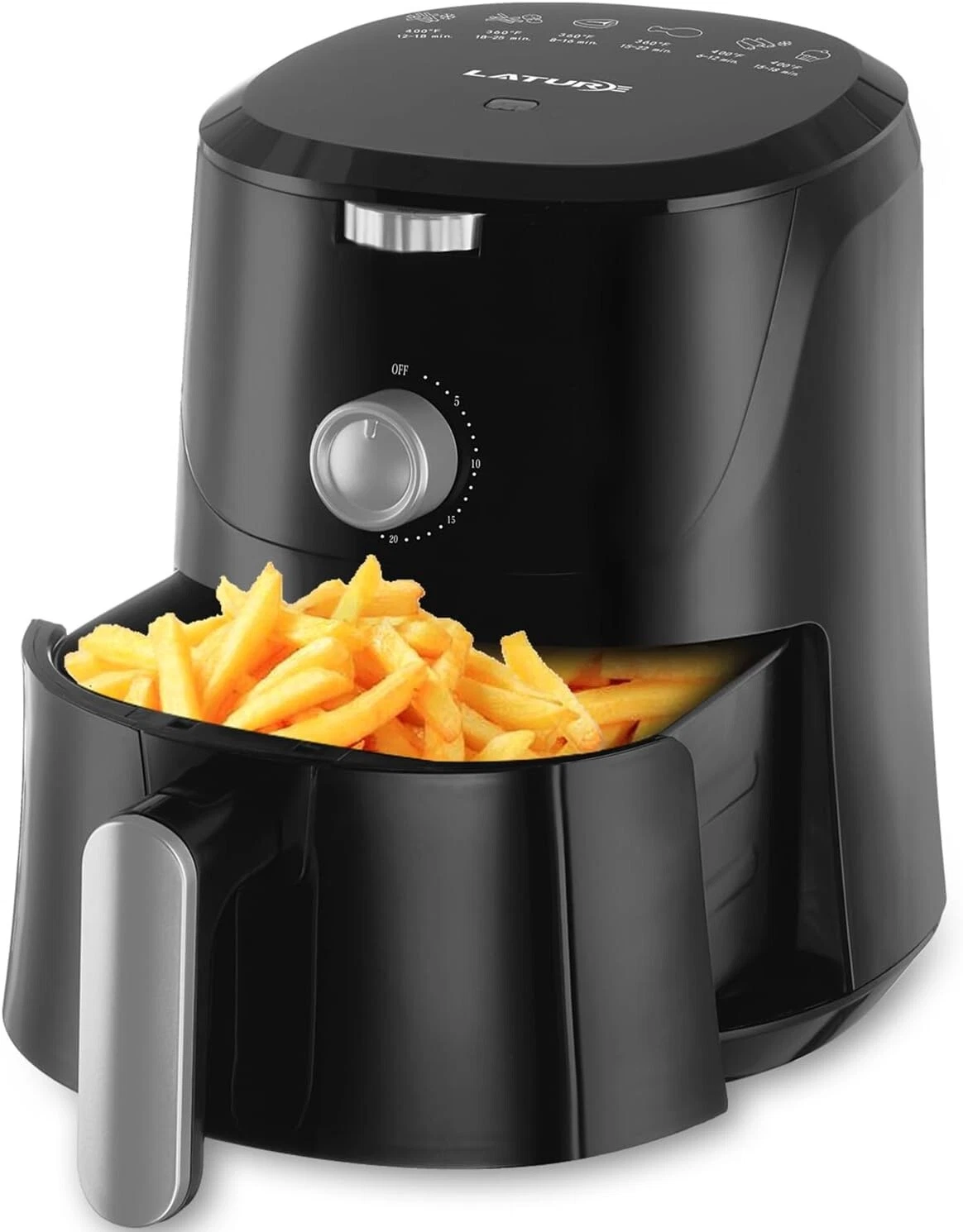 Air Fryer Oven Cooker with Temperature and Time Control 4.2 QT Non-stick Basket
Opens in a new windo