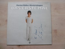 Marius Müller-Westernhagen autograph signed LP cover "Das Erste Mal" vinyl