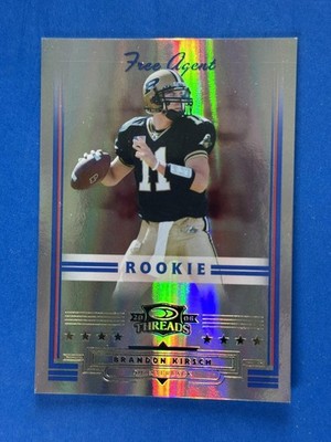 2006 Donruss Threads #157 Brandon Kirsch Purdue Boilermakers #/999