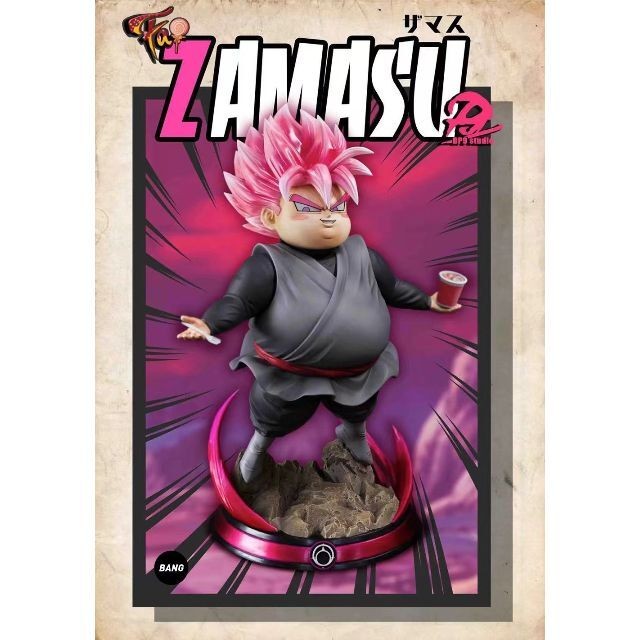 Dragon Ball Super Goku Figura Negra Super Saiyan Rose Kit de Garaje