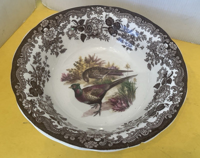 Royal Worcester Game Series Palissy bird 9 5/8'' Serving Bowl