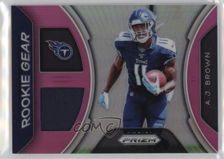 2019 Panini Prizm Rookie Gear Pink AJ Brown #RG-AB RC
