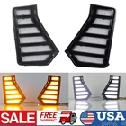 LED Fog Lamp for 2024 2025 Toyota Tacoma DRL Daytime Running Lights Turn Signal