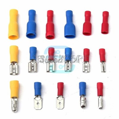 280pcs Assorted Insulated Electrical Wire Terminals Crimp Spade Connectors Kit