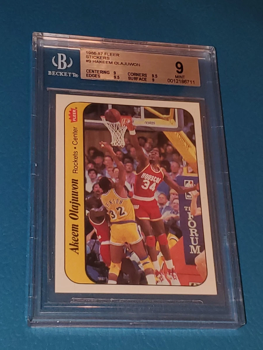 Hakeem Olajuwon Beckett Grading Services (BGS) Basketball Rookie