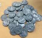 Old U.S. Coin Lot! Full Roll Of Indian Head Buffalo Nickels. 40 NO Date Coins!