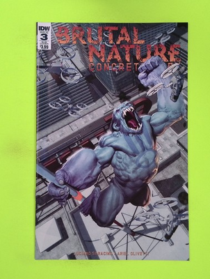 #ad Brutal Nature Concrete Fury #3sub 2017 IDW Publishing Variant 8.0 G73 234 $9.99