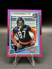2025 Panini Donruss - Rated Rookie Luther Burden #395 Optic Preview Pink...