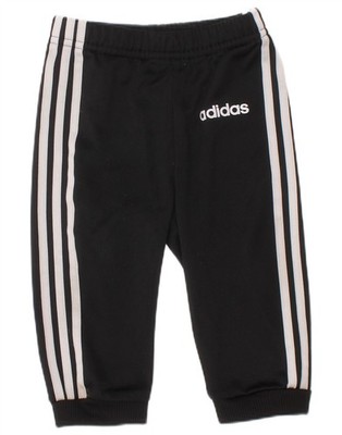 Adidas Baby Jungen Jogginghose Trainingshose 6-9 Monate schwarz Polyester BJ03