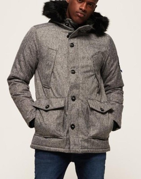 Men Indu Homme Jacket Black Wool 38 / M / 46