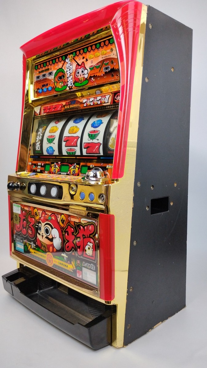 Manekineki + Daruma Skill Stop 14 Token Pachislo Slot Machine E6