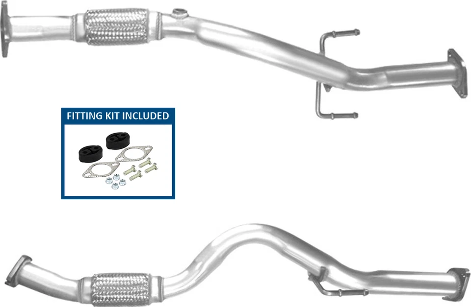 Tubo de escape central BM + Kit de montaje para Kia Rio 2005-2011 1.4 1.6 286101G300 Foto 4 de 4