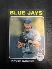 2024 Topps Heritage Mini Hagen Danner #495 Black Border /50 SSP