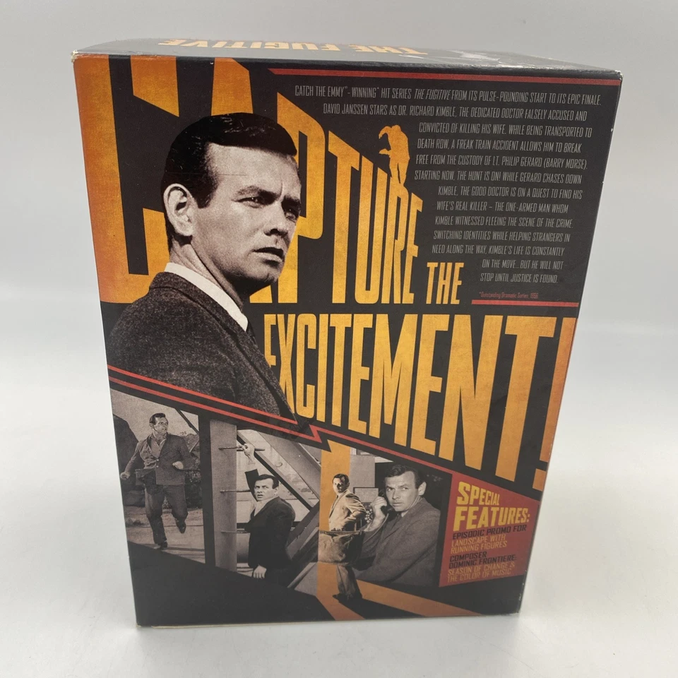 The Fugitive (1963) The Complete Series DVD - David Janssen Region 1 - Image 3 of 4