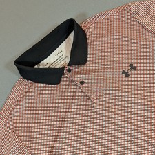 Under Armour Mens Performance Polo Shirt All Over Geo Print Size Large