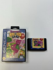 Barney's Hide  Seek Game Sega Genesis, 1993 With Box No Manual. Tested 
