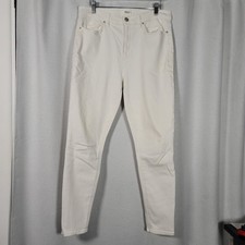 Hudson Barbara Super Skinny Stretch White Denim Jeans Women's 31 Pants