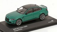 1:43 Solido Bmw M3 G80 Competition Saloon 2023 Greenmetallic