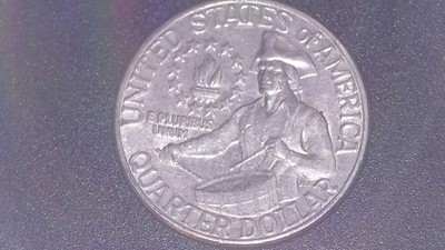 1776-1976 Bicentennial quarter - Filled Date ''D''
