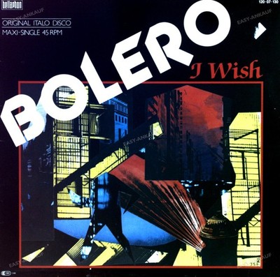 Bolero - I Wish Maxi (VG) .