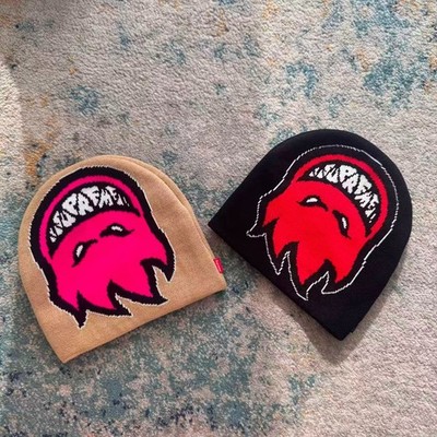 SUPREME SS26 SPITFIRE BEANIE BLACK TAN WHITE