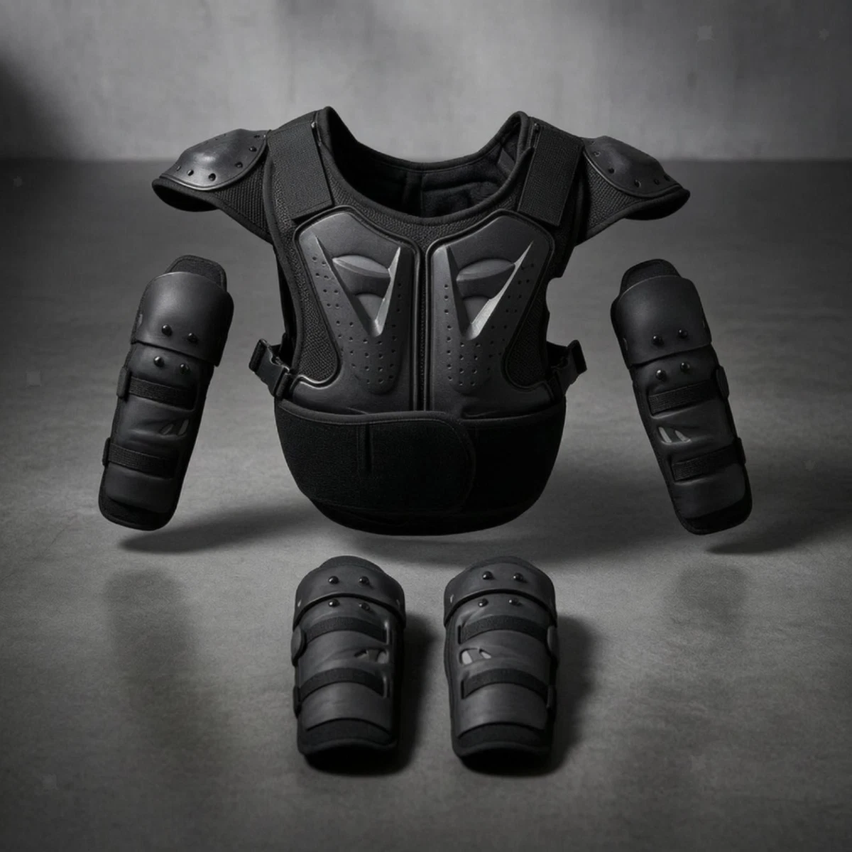 Kids Protective Vest with Shoulder Caps Padded Chest Protector Long-Lasting