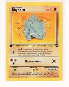 1st Edition Rhyhorn | eBay
