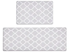 Kitchen Rugs Set of 2, Anti Fatigue Mats for Kitchen Floor, Waterproof Cushio...