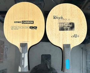 Table tennis carbon blades