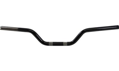 Todds Cycle 1in. MotoMid 2.0 Handlebar - Gloss Black - TD-101-03B