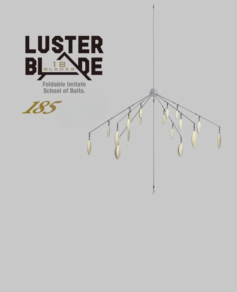 Lame Jackall Luster Blade 75 Mm – Alabama Rig, Argent, Neuve Sous Blister