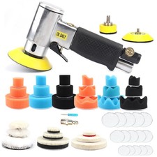 Levigatrice orbitale 1/2/3" doppia azione mini lucidatrice ad aria per carrozzeria auto