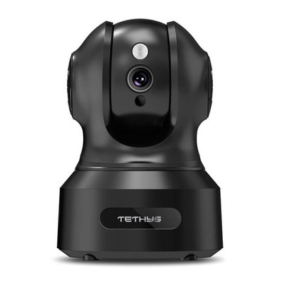 TETHYS Wireless Security Camera 1080P Indoor [Work with Alexa] Pan/Tilt WiFi ...