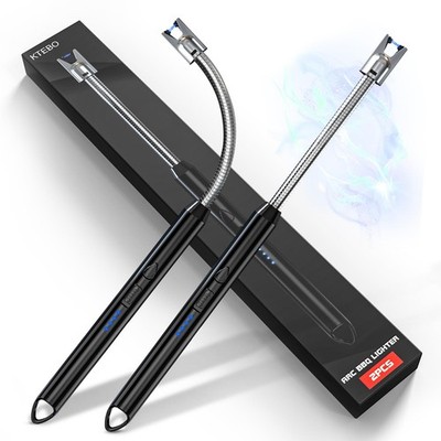 Plasma Arc Electric Lighters Rechargeable USB Long Reach for Scented Candles