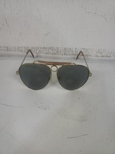 Vtg Aviator BulletHole Shooter Sunglasses Taiwan R.O.C. 1980s