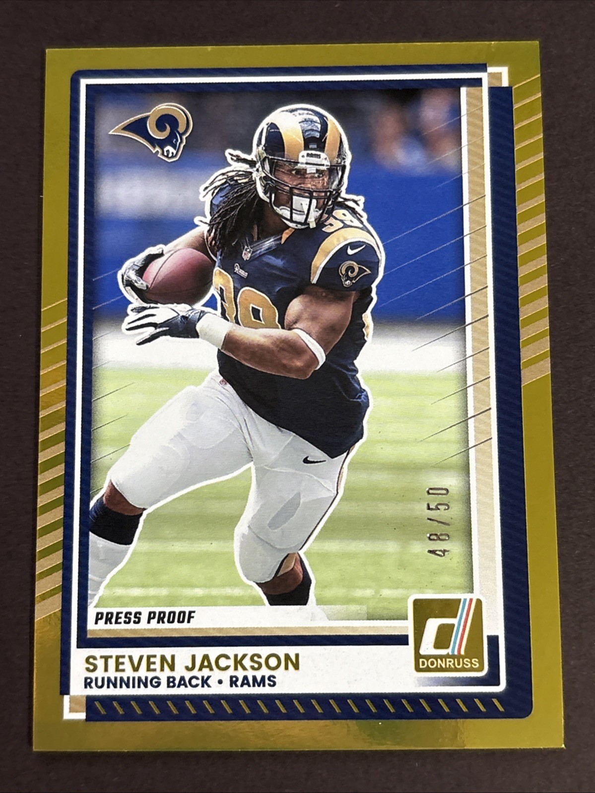 2025 Panini Donruss - Steven Jackson #205 Press Proof Gold /50