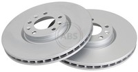 2X Bremsscheibe Beschichtet A.B.S. 18179 FüR Peugeot Ds CitroËN Opel C5 308 A18