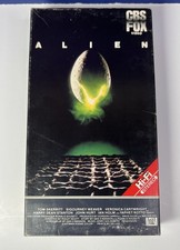 Alien Vhs 1979, 1984 Cbs Fox Hi-fi Stereo Red Label Sigourney Weaver