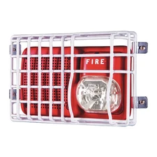 SAFETY TECHNOLOGY INTERNATIONAL STI-9717 Audible/Strobe Guard,Steel Wire,Flush 4