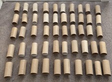 50 empty toilet roll tubes for gardening/cardboard crafts/Christmas/schools