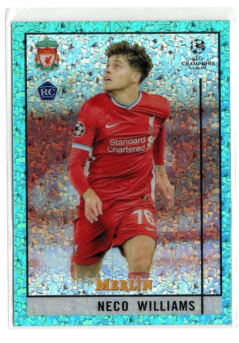 2020 Topps Merlin Collection Chrome UCL  /175 Neco Williams #32 Rookie RC | SP