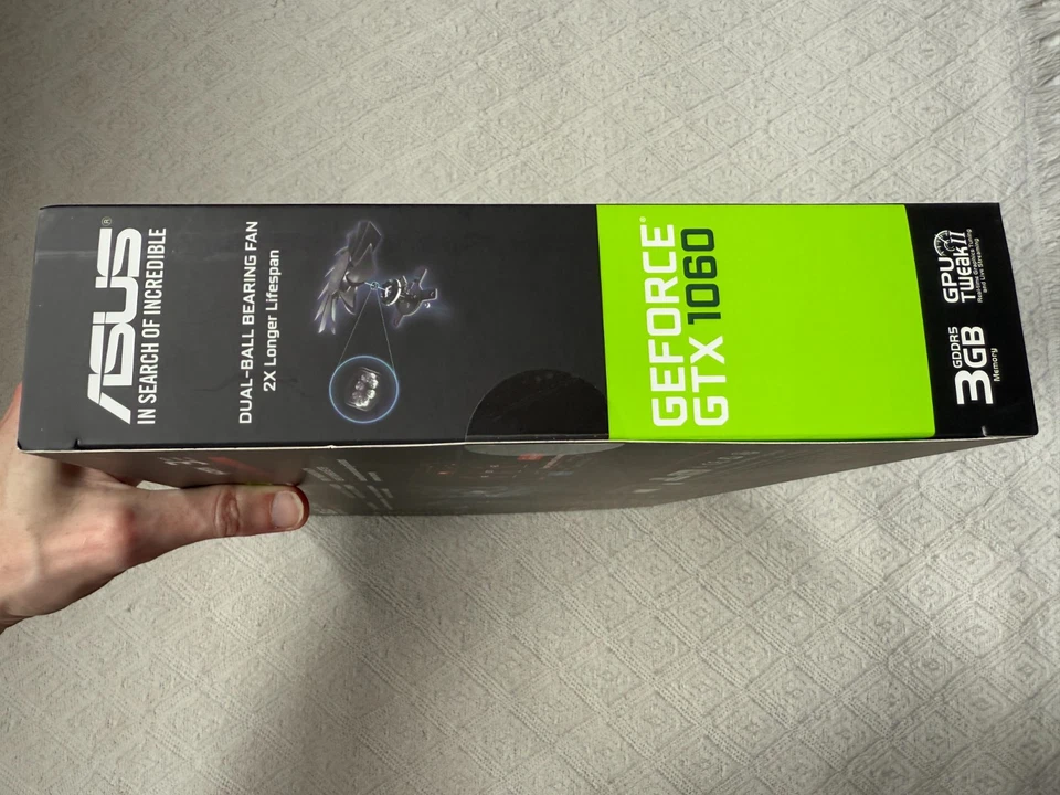 ASUS Nvidia GeForce GTX 1060 3GB GDDR5 - VGC CIB with Inserts - Tracked - Image 4 of 4