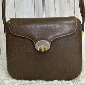Rare ancien sac bandoulière Gucci logo cuir